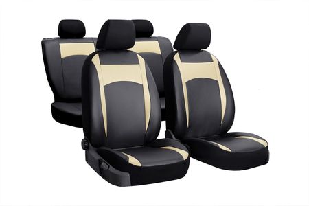 Huse auto pentru Peugeot 508 (II) 2018-> Design Leather bej 2+3