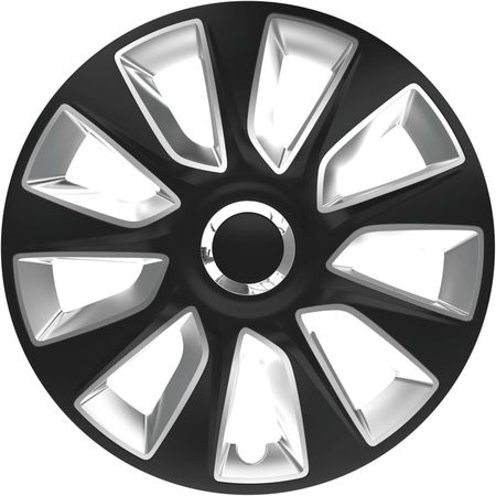 Capace roti pentru Audi Stratos RC 15" Black & Silver 4pc